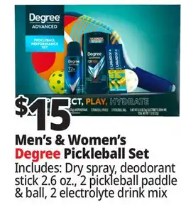 Ocean State Job Lot Men's & Women's Degree Pickleball Set offer