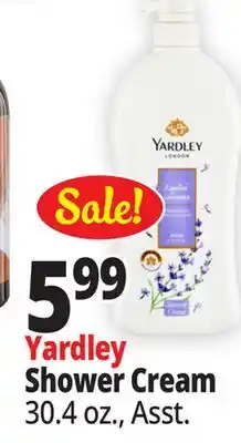 Ocean State Job Lot Yardley Shower Cream offer