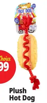 Ocean State Job Lot Plush Hot Dog offer