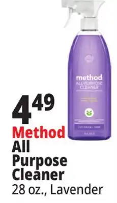 Ocean State Job Lot Method All Purpose Cleaner offer