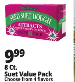 Ocean State Job Lot Seed & Suet High Energy Suet Value Pack 8 Count offer