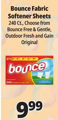 Ocean State Job Lot Bounce Free & Gentle Dryer Sheets 240 Count offer