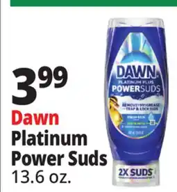 Ocean State Job Lot Dawn Platinum Power Suds offer