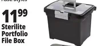 Ocean State Job Lot Sterilite Portfolio File Box offer