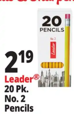 Ocean State Job Lot Leader No.2 Pencils 20-Count offer