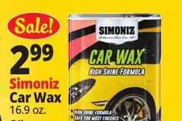 Ocean State Job Lot Simoniz Car Wax offer
