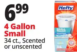 Ocean State Job Lot Hefty Small Trash Ocean Water 4 Gallon Trash Bags 34 Count offer