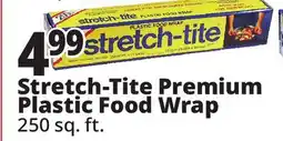 Ocean State Job Lot Stretch-tite Premium Plastic Food Wrap 250 sq ft offer