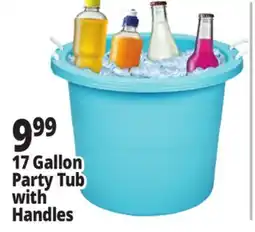 Ocean State Job Lot Gracious Living Party Tub with Rope Handles 17.8 Gal offer