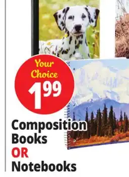 Ocean State Job Lot Composition Books OR Notebooks offer