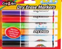 Ocean State Job Lot Cra-Z-Art Washable Dry Erase Markers 6-Piece offer