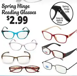 Ocean State Job Lot Spring Hinge Reading Glasses offer