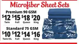 Ocean State Job Lot Microfiber Full Sheet Sets offer
