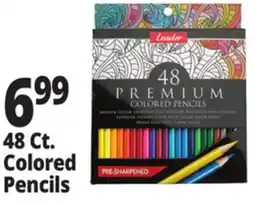 Ocean State Job Lot Leader Premium Colored Pencils 48 Piece offer