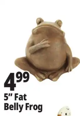 Ocean State Job Lot Fat Belly Frog Garden Statue 5 offer