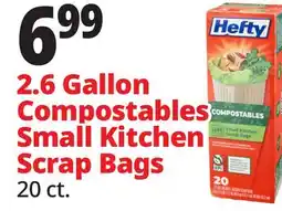 Ocean State Job Lot Hefty Compostable Small Kitchen Scrap Bags 20 Count offer