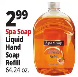 Ocean State Job Lot Spa Soap Antibacterial Liquid Soap Refill 64 oz offer