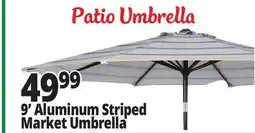 Ocean State Job Lot 9' Aluminum Market Umbrella with Tilt offer