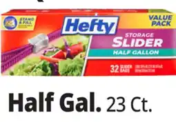 Ocean State Job Lot Hefty Storage Half Gallon Slider Bags 32 Count offer
