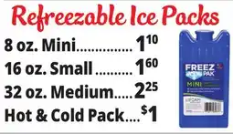 Ocean State Job Lot Freez Pak Reusable Mini Ice Pack offer