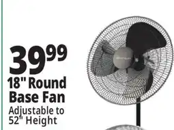 Ocean State Job Lot Penguin Adjustable Pedestal Fan 18 offer