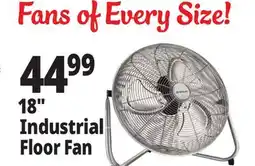 Ocean State Job Lot Penguin High Velocity Floor Fan 18 offer
