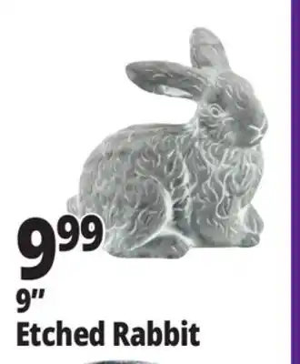 Ocean State Job Lot Stone Rabbit Statue offer