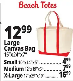 Ocean State Job Lot Heavy-Duty Canvas Tote offer