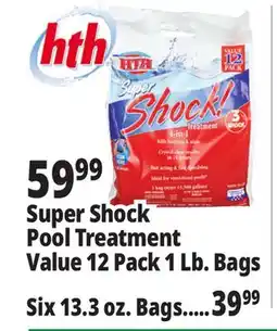 Ocean State Job Lot HTH Super Shock Pool Shock Treatment offer