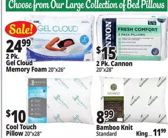 Ocean State Job Lot Bed Pillows offer