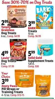Ocean State Job Lot Lovin' Tenders Chicken & Rawhide Twist Dog Treats 7 oz offer