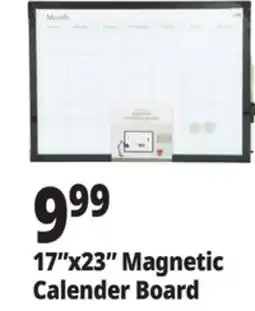 Ocean State Job Lot 17x23 Magnetic Calender Board offer