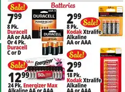 Ocean State Job Lot Batteries offer