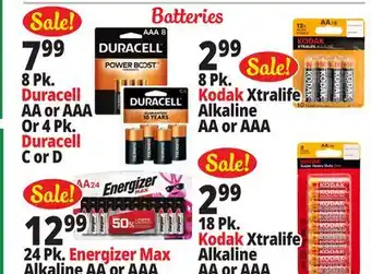 Ocean State Job Lot Batteries offer