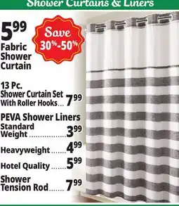 Ocean State Job Lot Shower Curtains & Liners offer