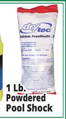 Ocean State Job Lot Powdered Pool Shock 1 lb offer