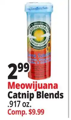 Ocean State Job Lot Meowijuana Catnip Blends offer