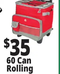 Ocean State Job Lot North Peak Hard Lined Rolling Cooler 60-can offer