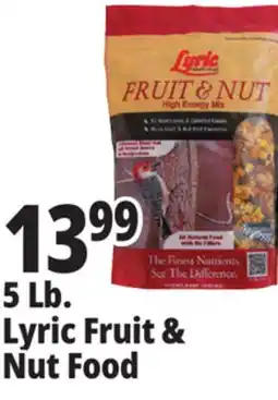 Ocean State Job Lot Lyric Fruit and Nut High Energy Wild Bird Food Mix 5 lbs offer