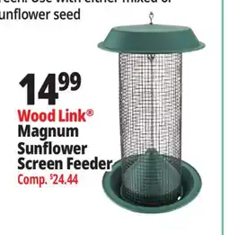 Ocean State Job Lot WoodLink Magnum Black Oil Sunflower Bird Feeder offer