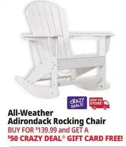 Ocean State Job Lot Adirondack Chairs offer