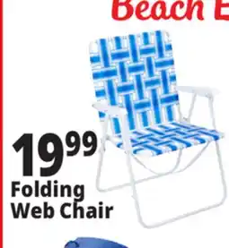 Ocean State Job Lot Webbed Folding Chair offer