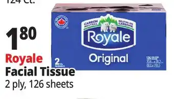Ocean State Job Lot Royale Facial Tissue offer