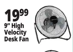 Ocean State Job Lot Penguin High Velocity Desk Fan 9 offer
