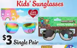 Ocean State Job Lot Kids' Sunglasses offer