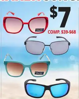 Ocean State Job Lot FAMOUS MAKER SUNGLASSES offer