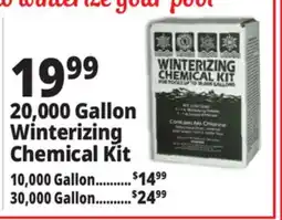Ocean State Job Lot 20,000 Gallon Winterizing Chemical Kit offer