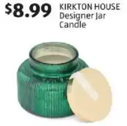 Aldi Kirkton house designer jar candle offer