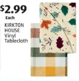 Aldi Kirkton house vinyl tablecloth offer