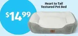 Aldi Heart to tail textured pet bed offer